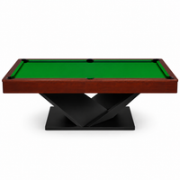Vertex - Wood Pool Table Felt & Flipper