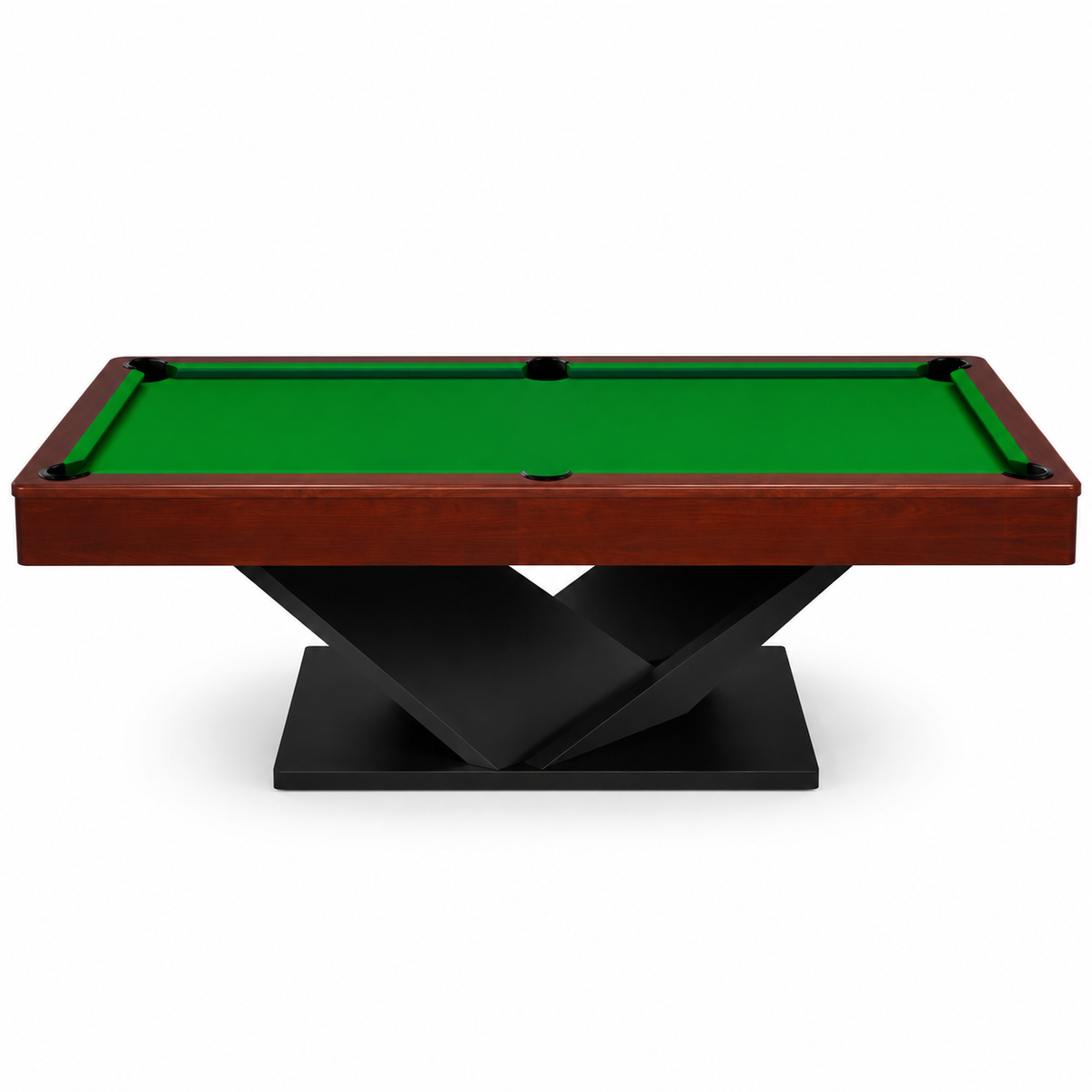 Vertex - Wood Pool Table Felt & Flipper