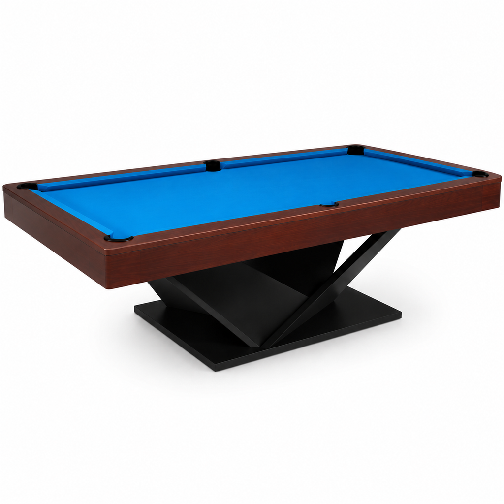 Vertex - Wood Pool Table Felt & Flipper