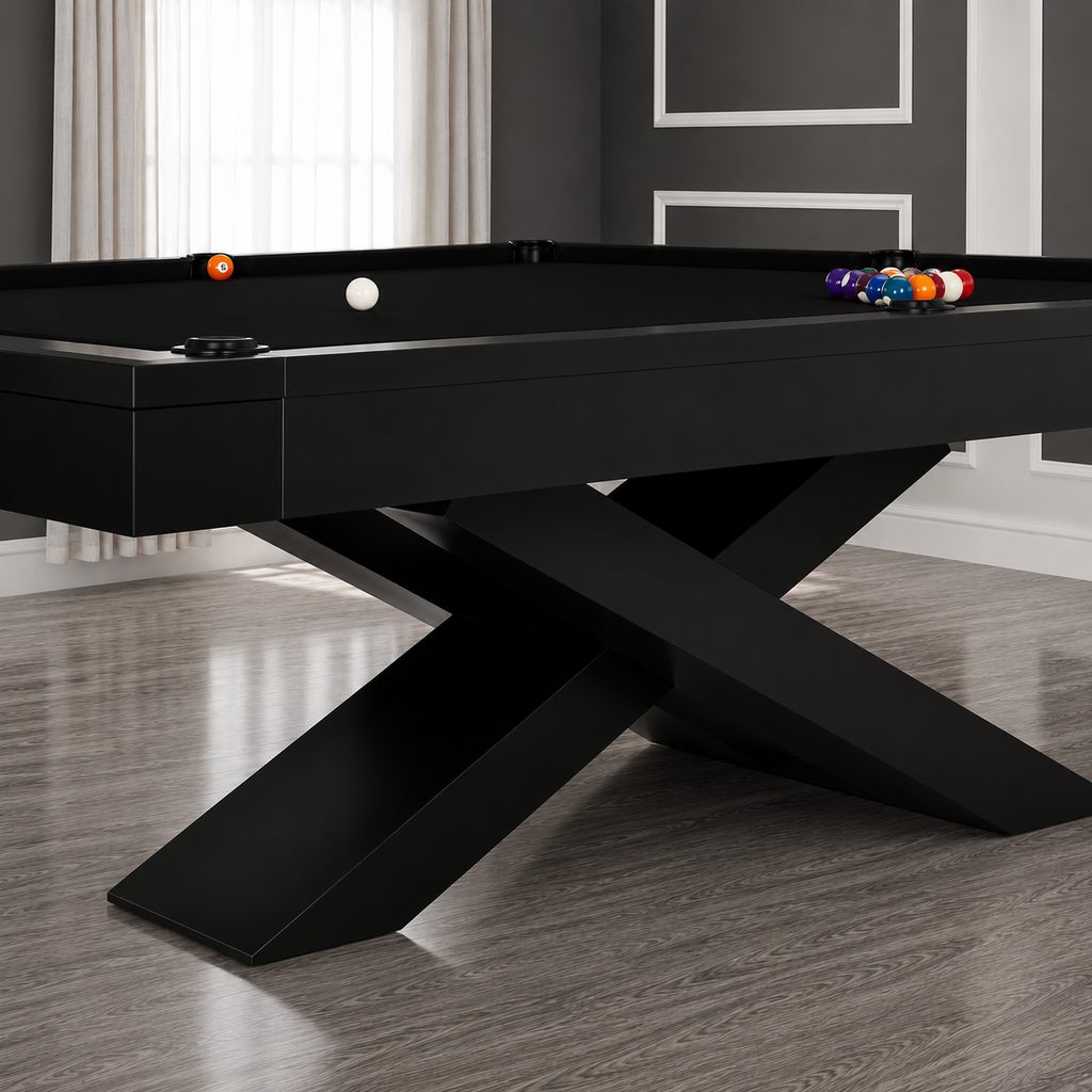 Xara - Cross Pool Table Felt & Flipper