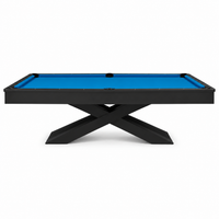 Xara - Cross Pool Table Felt & Flipper