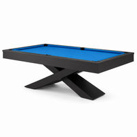 Xara - Cross Pool Table Felt & Flipper