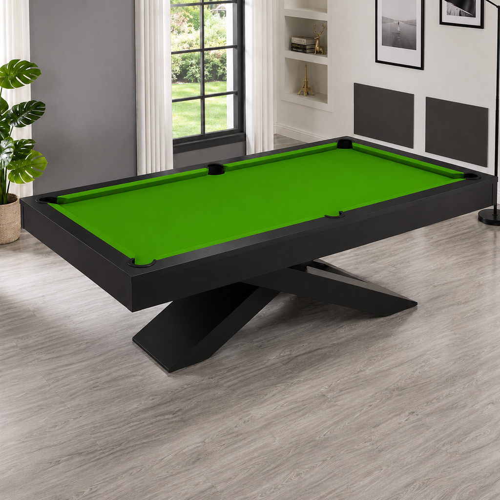 Xara - Cross Pool Table Felt & Flipper