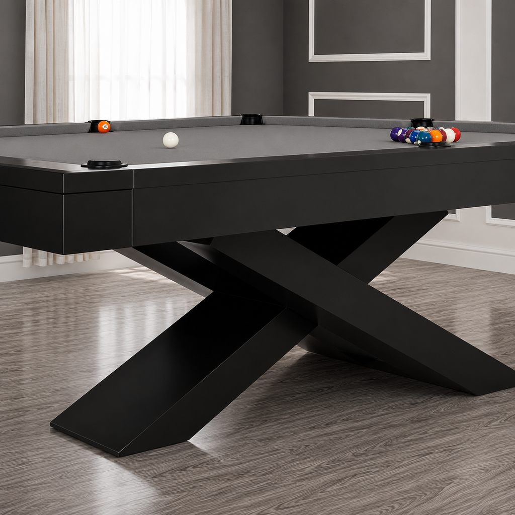 Xara - Cross Pool Table Felt & Flipper