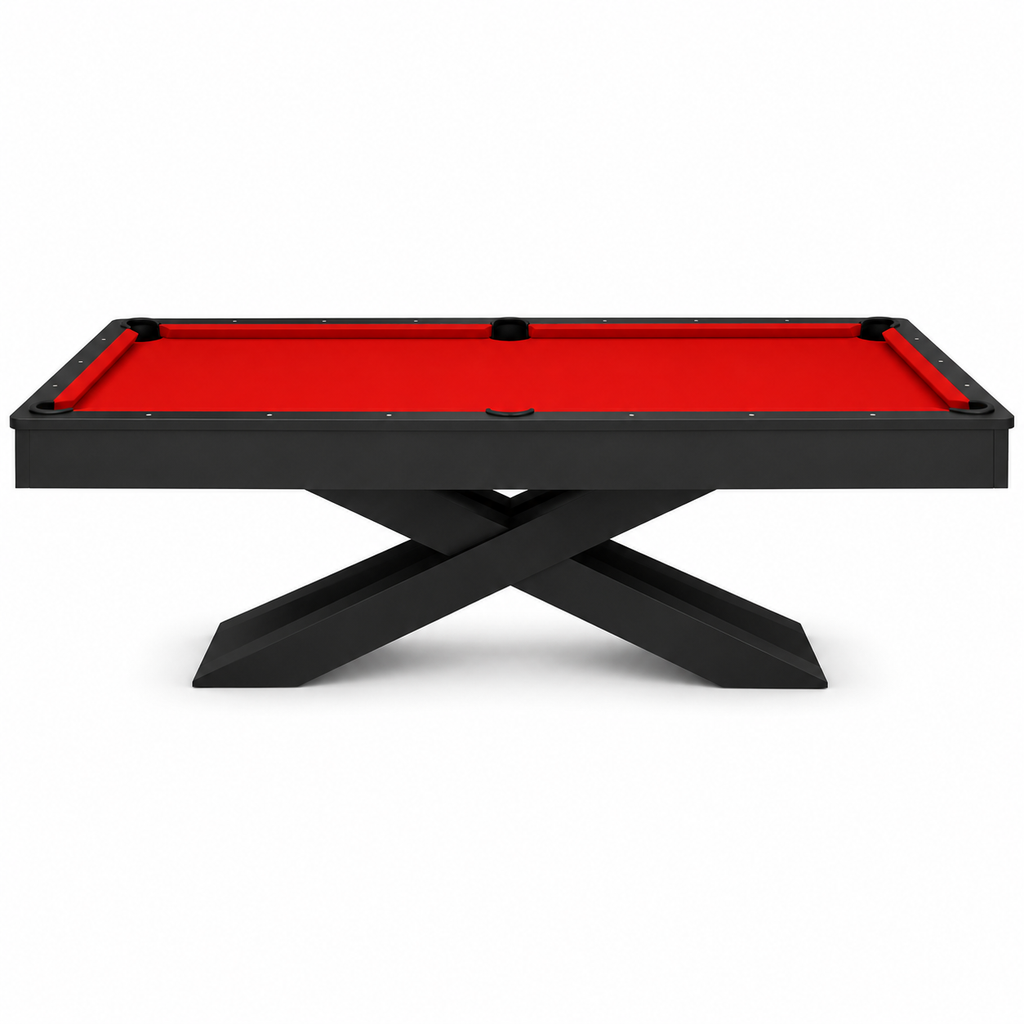 Xara - Cross Pool Table Felt & Flipper