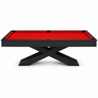Xara - Cross Pool Table Felt & Flipper